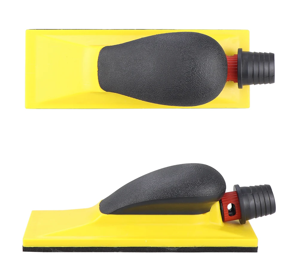 HIFESON 70x198mm Manual Vacuum Polishing Block Sanding Abrasive Block Hand Grinding Board 3 Types Arcs For Car Paint Surface
