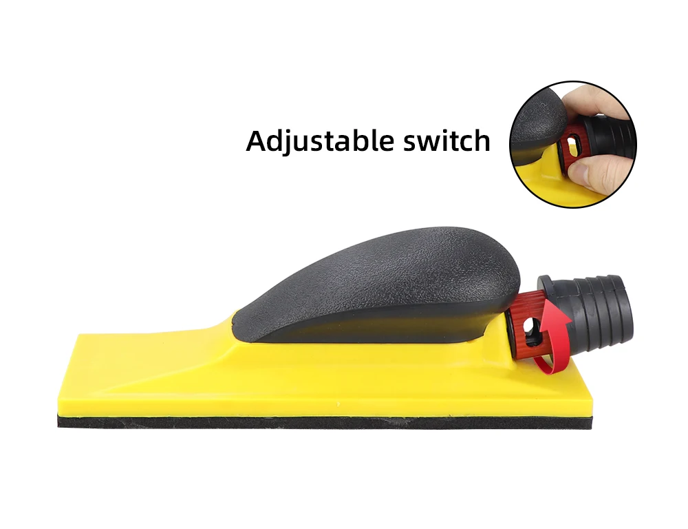HIFESON 70x198mm Manual Vacuum Polishing Block Sanding Abrasive Block Hand Grinding Board 3 Types Arcs For Car Paint Surface