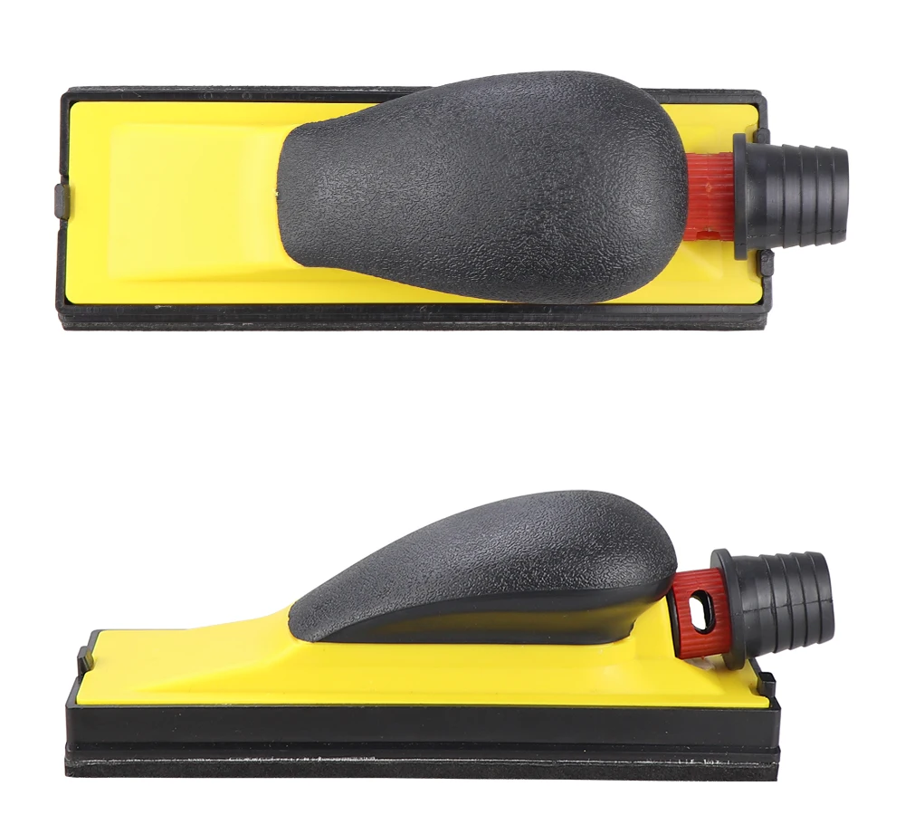 HIFESON 70x198mm Manual Vacuum Polishing Block Sanding Abrasive Block Hand Grinding Board 3 Types Arcs For Car Paint Surface