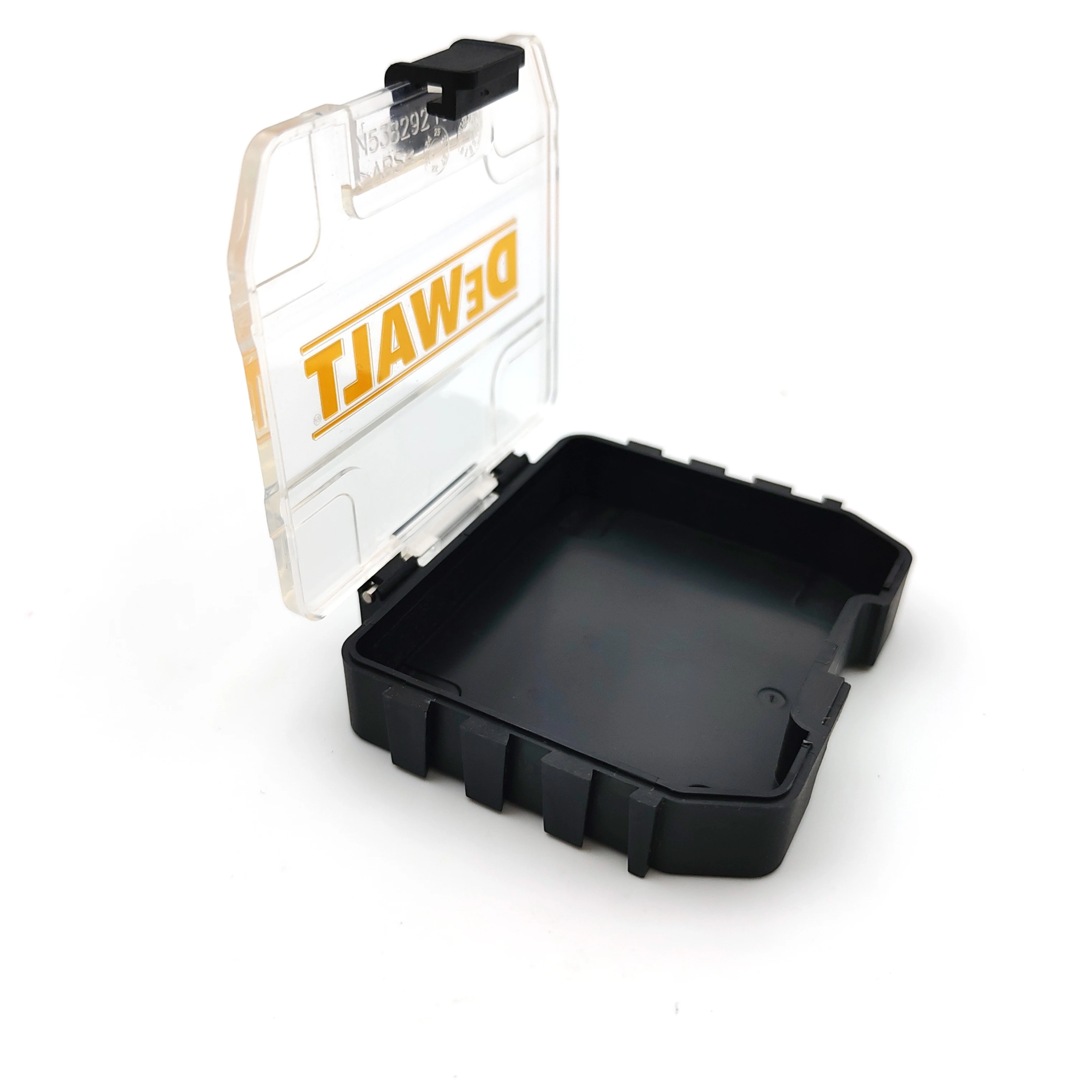 DEWALT TSTAK Mini Tough Case Black Small Stackable Removable Tool Box Storage Drill Bits Tool Accessories Box 2-PCS