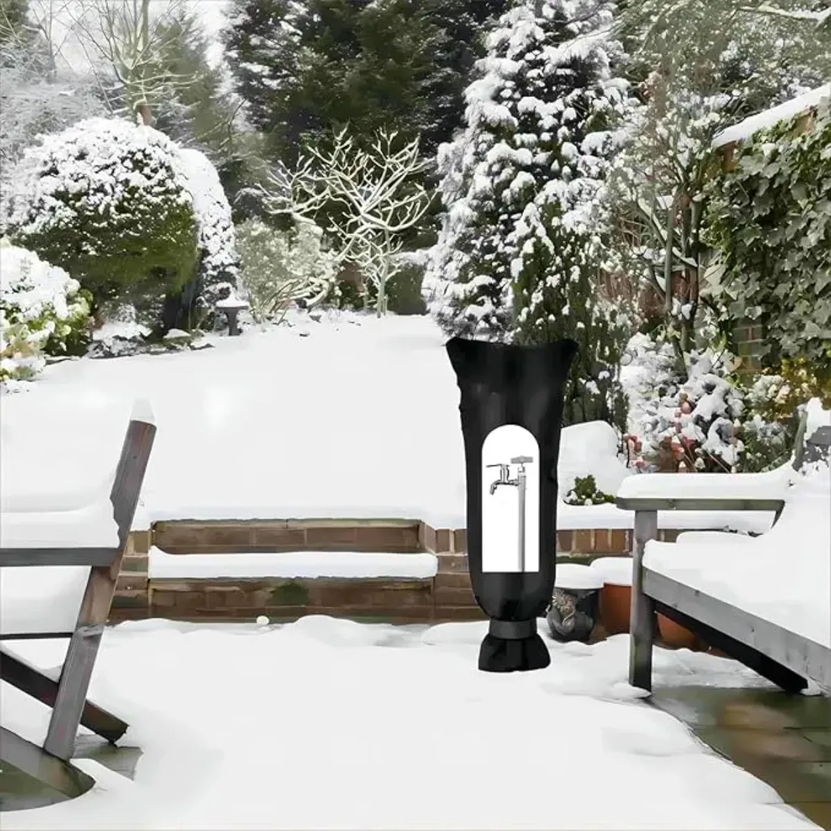 Faucet Cover Winter Outdoor Faucet Covers Protection Anti-Freeze Insulation Sleeve Outdoor Frost Protective Cover