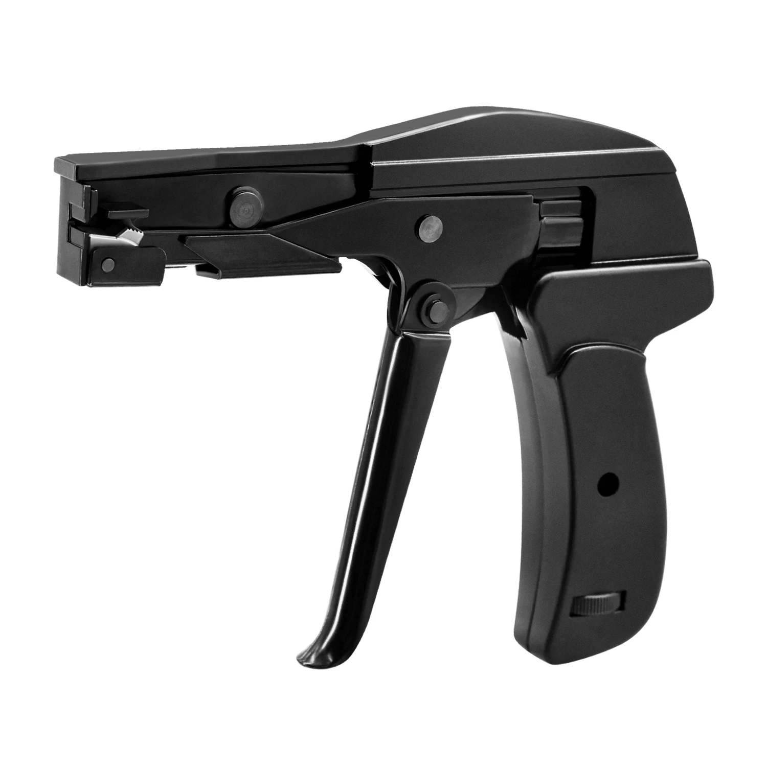 SJ-800A Aluminum Alloy Cable Ties Gun 1.8-6.5mm Wide Range,Ratchet Zip Tie Tool For Nylon Straps,Hand Tool Wire Tying Pliers