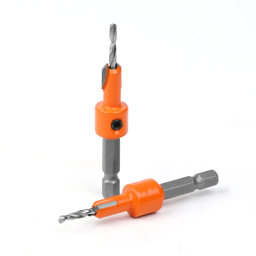 Hex Shank HSS Woodworking Countersink Router Bit Screw Extractor Remon Demolition for Wood Milling Cutter