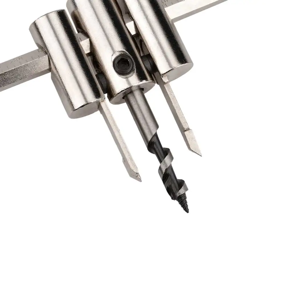 Nickel Plated Aircraft Hole Opener 120/200/300mm Household DIY Adjustable Integrated Ceiling Woodworking Hole Expanding Drill