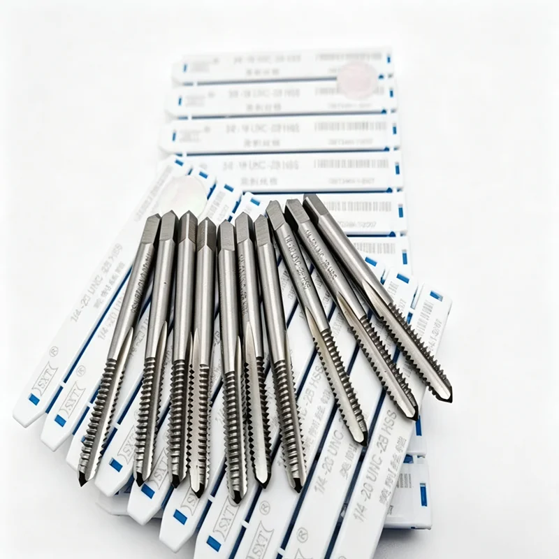 HSS American Standard Straight Groove Tap 0-80 4-40 6-32 8-32 9/64 7/32 3/16 1/4 5/16 3/8, Machine Tool Thread Tapping Tool