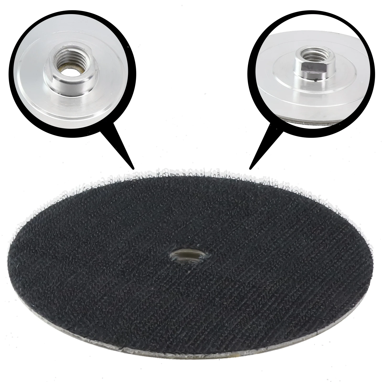 1Pc Diamond Polishing Pad 3/4inch Backer Pad Aluminum Base Backing Holder M14 M10 M16 Thread Connector Rod For Polisher Tools