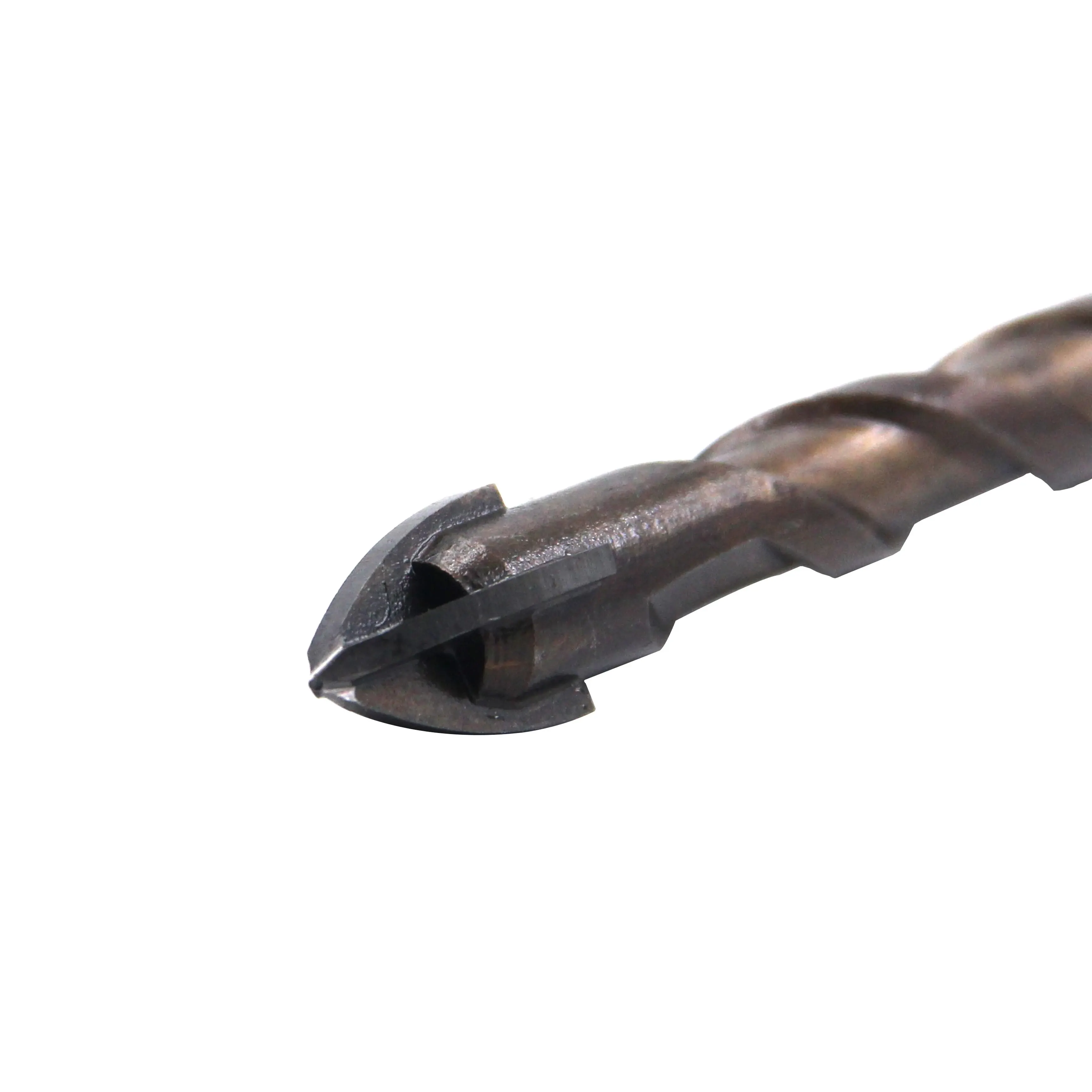 Hexagonal Handle Cross Glass Drill Bit for Ceramic Tile Drilling Baking Yellow Spiral Ceramic Wall Drilling Overlord Diamond Too