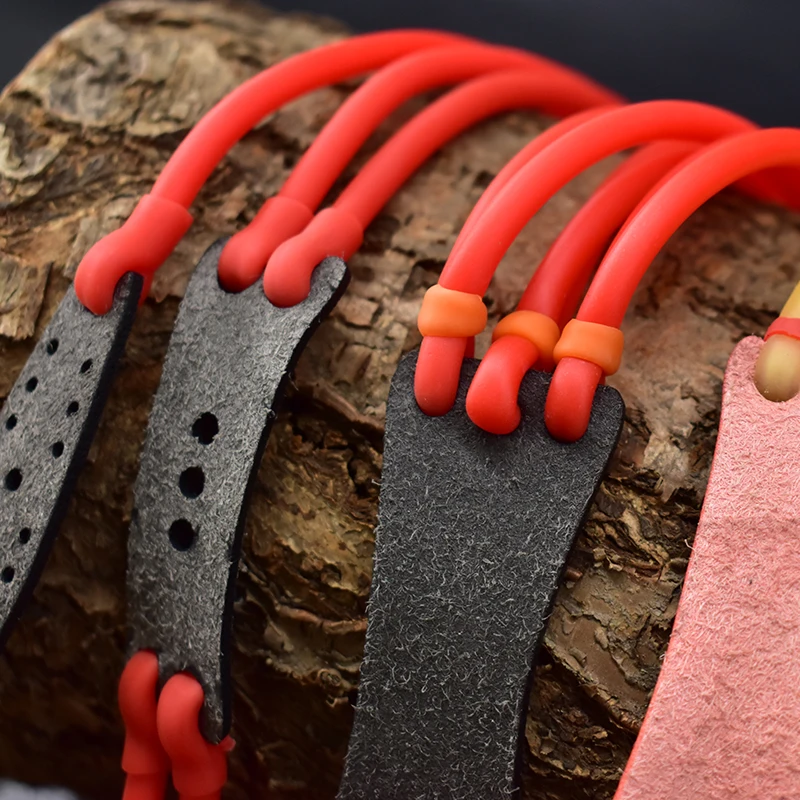 Slingshot Shooting Tubular Rubber Bands High Power Slingshot Hunting Card Ball Rubber Band Accessories Highly Elasticity