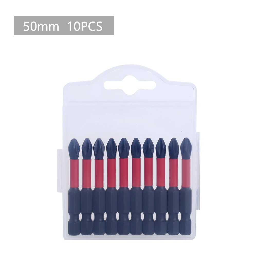 LAVIE 1/4in Hex Shank Strong Magnetic 5A S2 Material PH2 X 50mm 70mm 90mm Non-Slip Screwdriver Bit P04PH2050