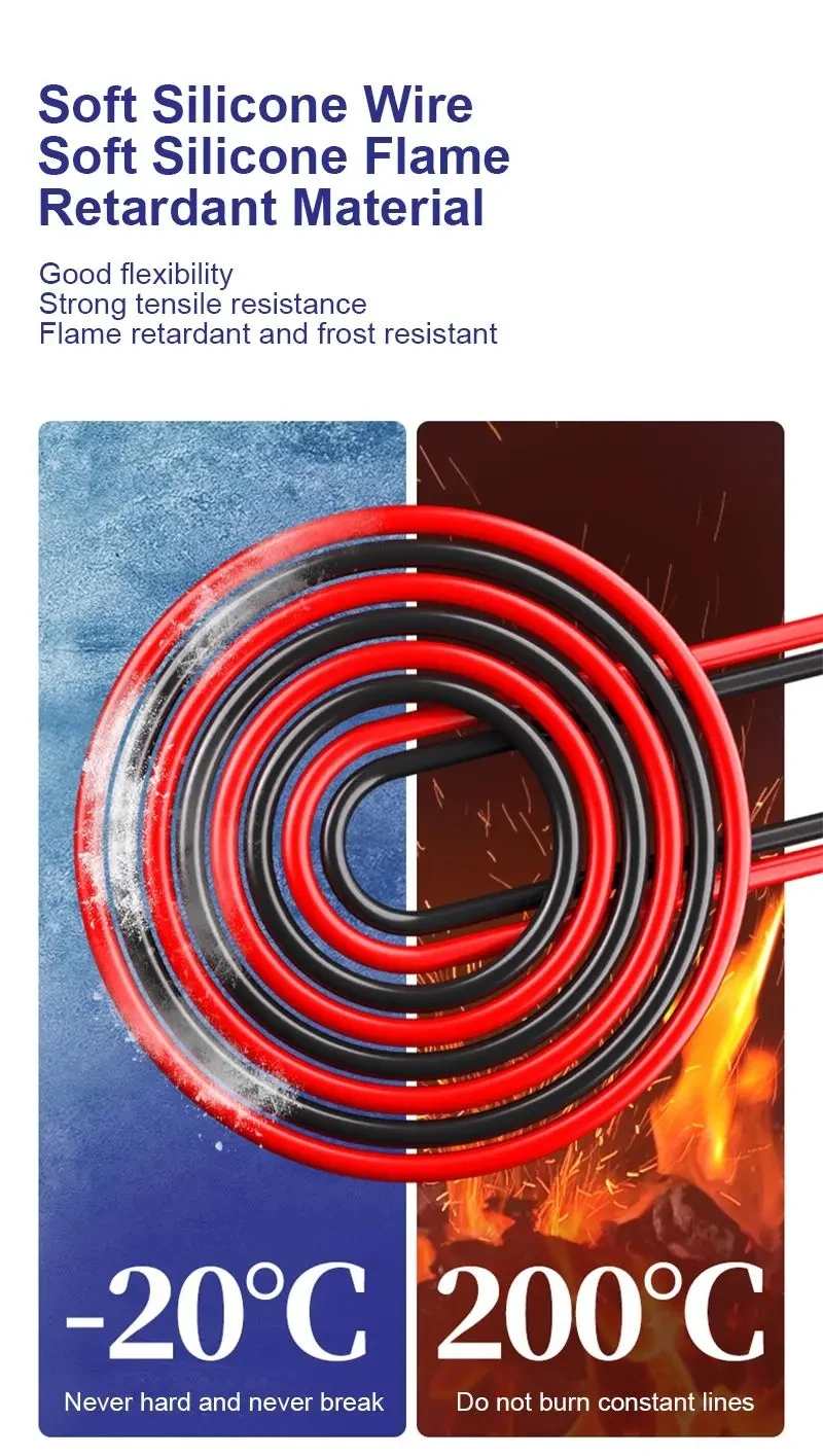MECHANIC RP4 Multimeter Pen 1000V 20A Stainless Steel Digital Multimeter Ultra Fine Point Needle Soft Test Probe P40