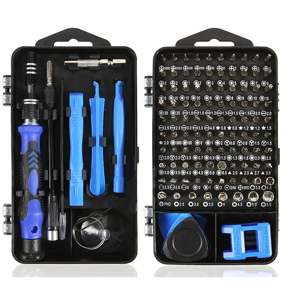 WOZOBUY 115/122/138 in1 Precision Screwdriver Set Magnetic - Professional Screw driver Tools Set,PC Repair Tool Kit,Repair Devic