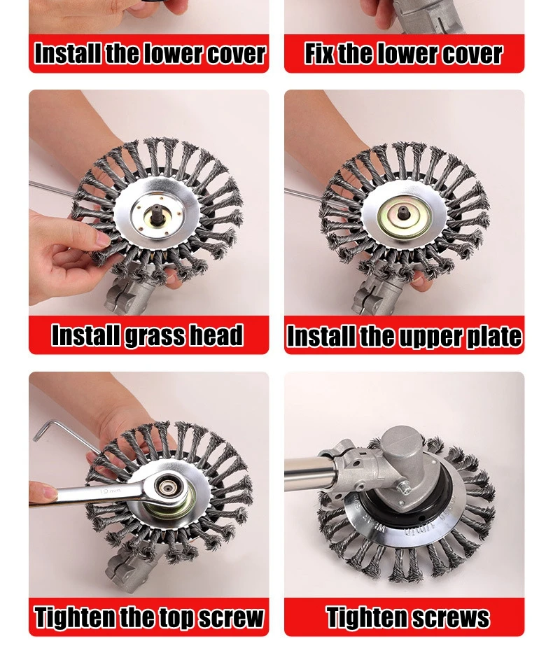 26mm/28mm 9 Tooth Trimmer Gearbox Gearhead Brushcutter Grass Trimmer Replace Gear Head Lawn Mower Parts Gardening Tool