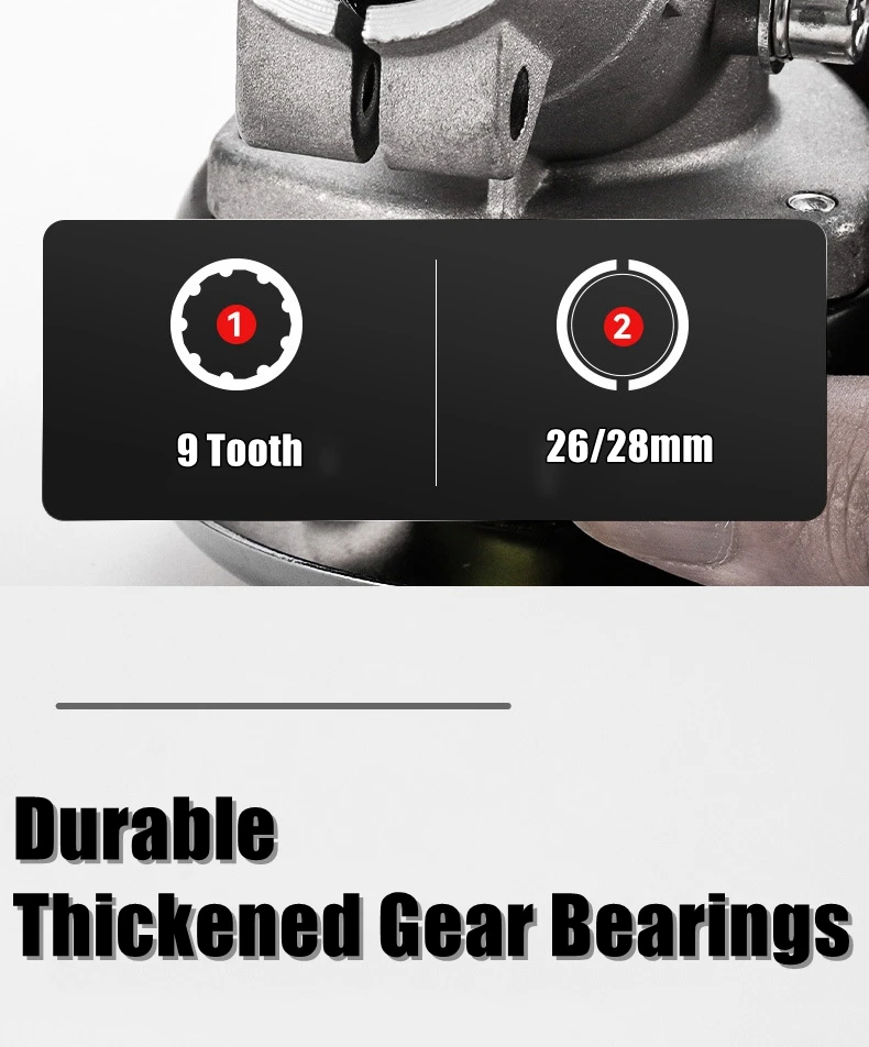 26mm/28mm 9 Tooth Trimmer Gearbox Gearhead Brushcutter Grass Trimmer Replace Gear Head Lawn Mower Parts Gardening Tool