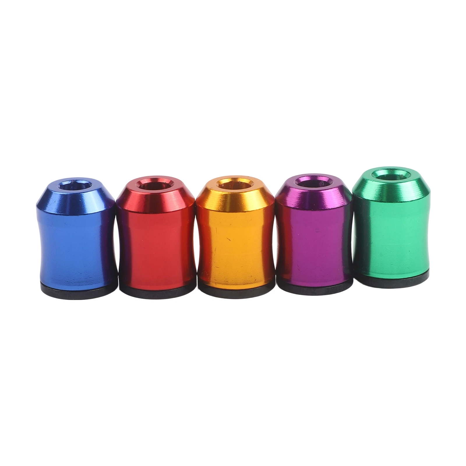 1/5pcs 3-in-1 Screwdriver Head Magnetic Screw Rings Aluminum Alloy 6.35mm Shank Screw Bit Magnetic Magnetizer