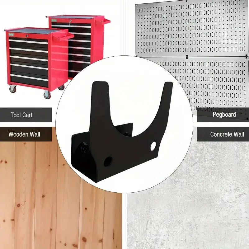 1PC Electric Tool Hook Wall-Mounted Hook Angle Grinder Storage Bracket Garage Tool Storage Bracket