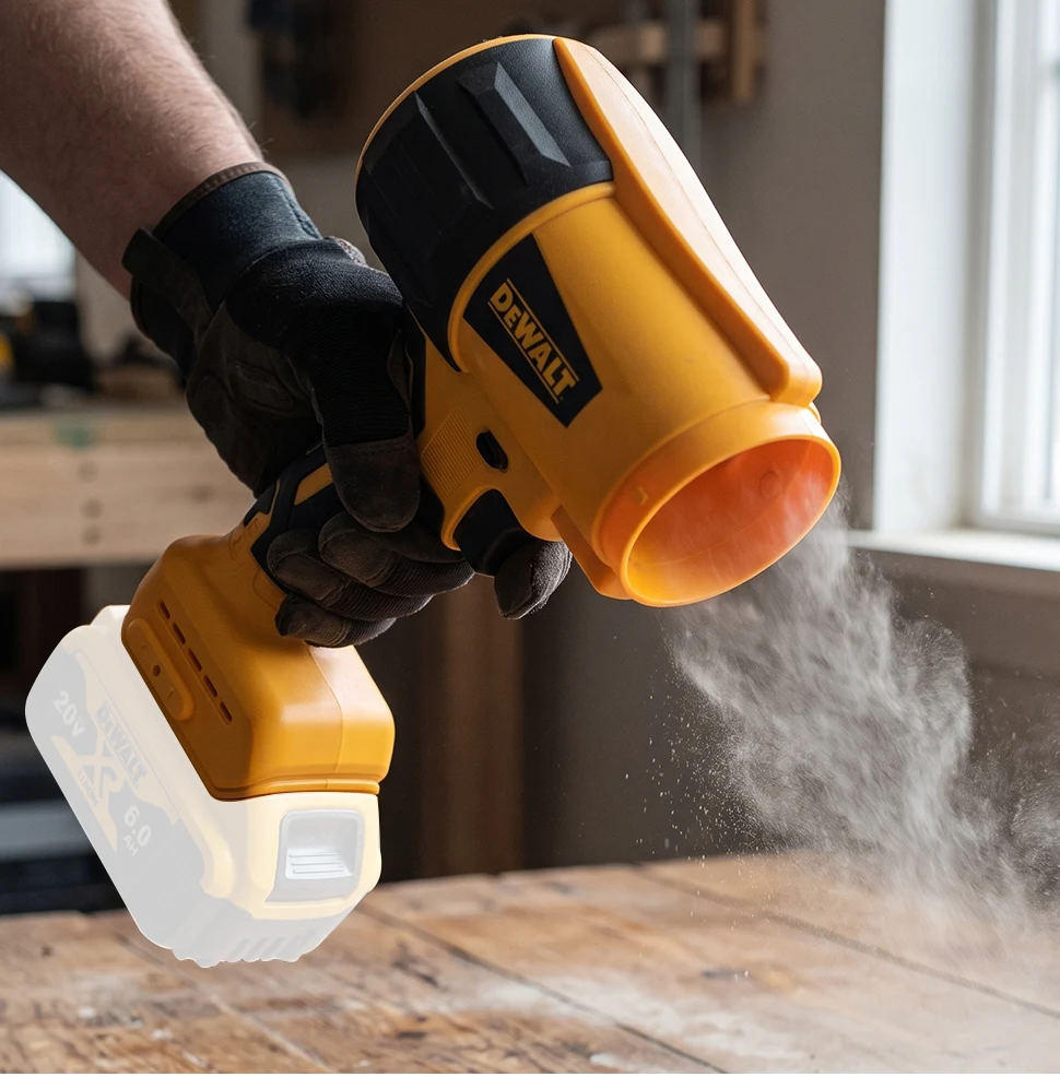 NEW DEWALT 30000RPM Cordless Air Blower 20V Handheld Turbo Violent Fan Dryer Rechargeable Dust Blowing Tool, Tool Only.D317-2