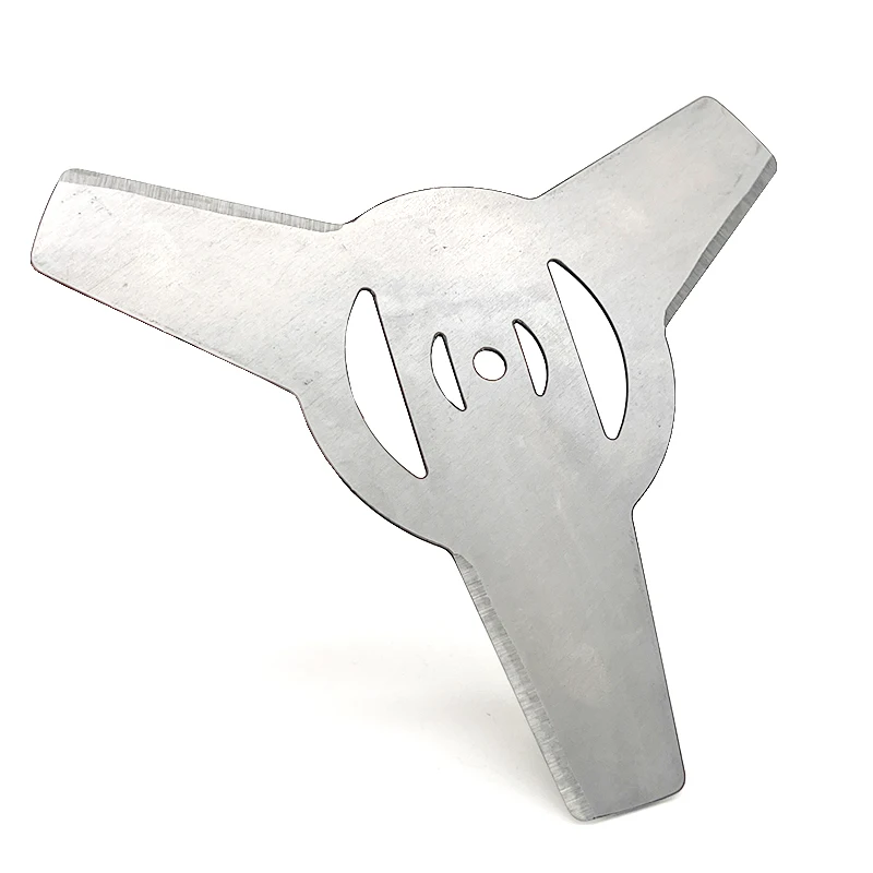 Garden Power Tool Accessories 4Pieces 5mm Metallic Blade 3Teeth for Electrical Grass Trimmer Brush Cutter