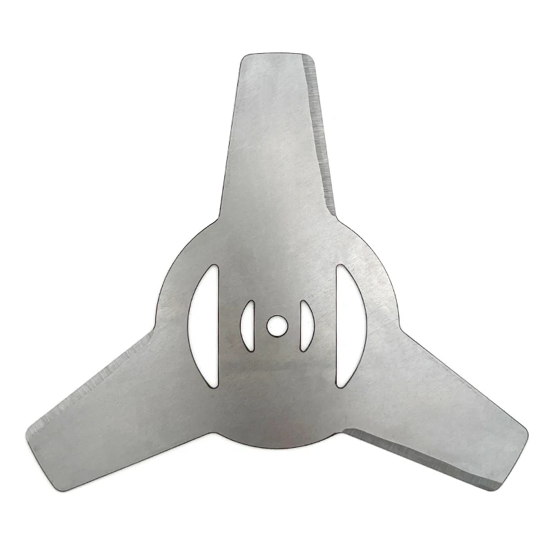Garden Power Tool Accessories 4Pieces 5mm Metallic Blade 3Teeth for Electrical Grass Trimmer Brush Cutter