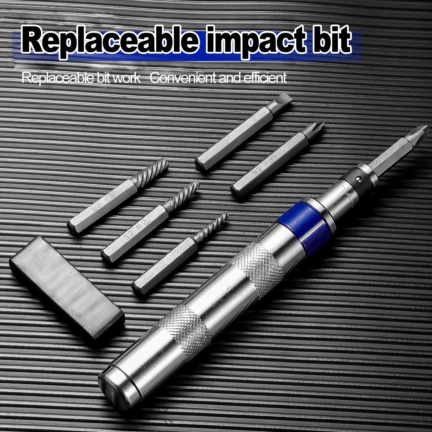 6in1 Screwdriver Set 1/4-inch Impact Drive Rusted Stuck Broken Fasteners Remover with Complete Specifications