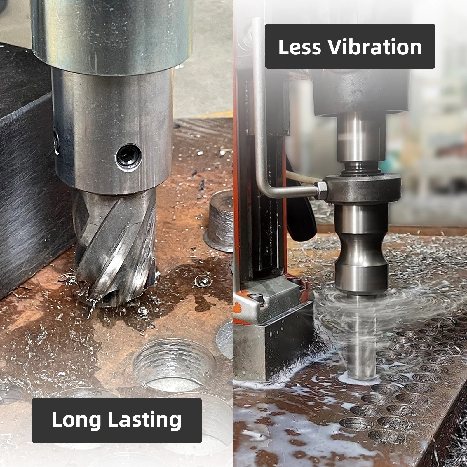 Versery 12-60mm HSS Annular Cutter Core Drill Bit 19mm Weldon Shank Hollow Hole Saw Cutter For Metal Steel Cutting Tool