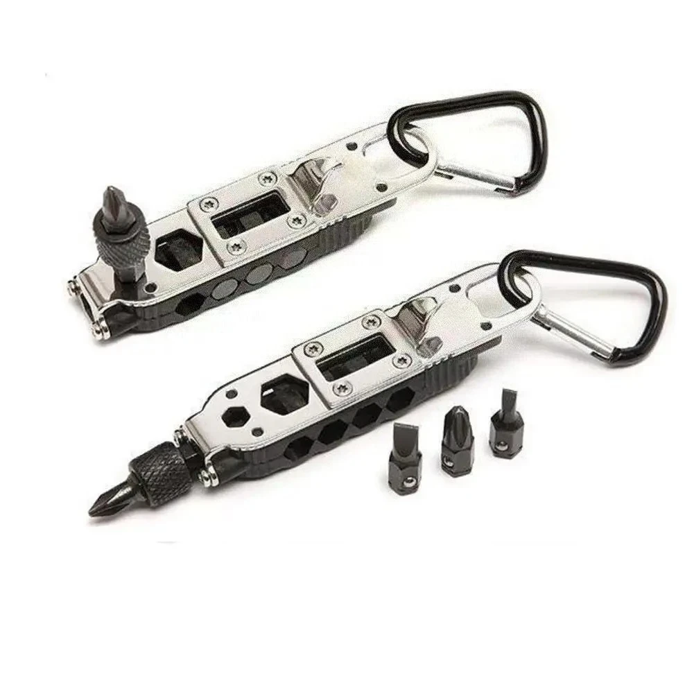 Multifunctional Mini Screwdriver Outdoor EDC Keychain Shape Screwdrivers Portable Steel Repair Tool
