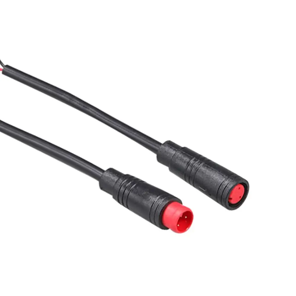LED Power Signal Line 2/3/4/5/6Pin M8 Signal Connector Cable Male Female Waterproof Connector Outdoor Ebike Plug Wire Cable