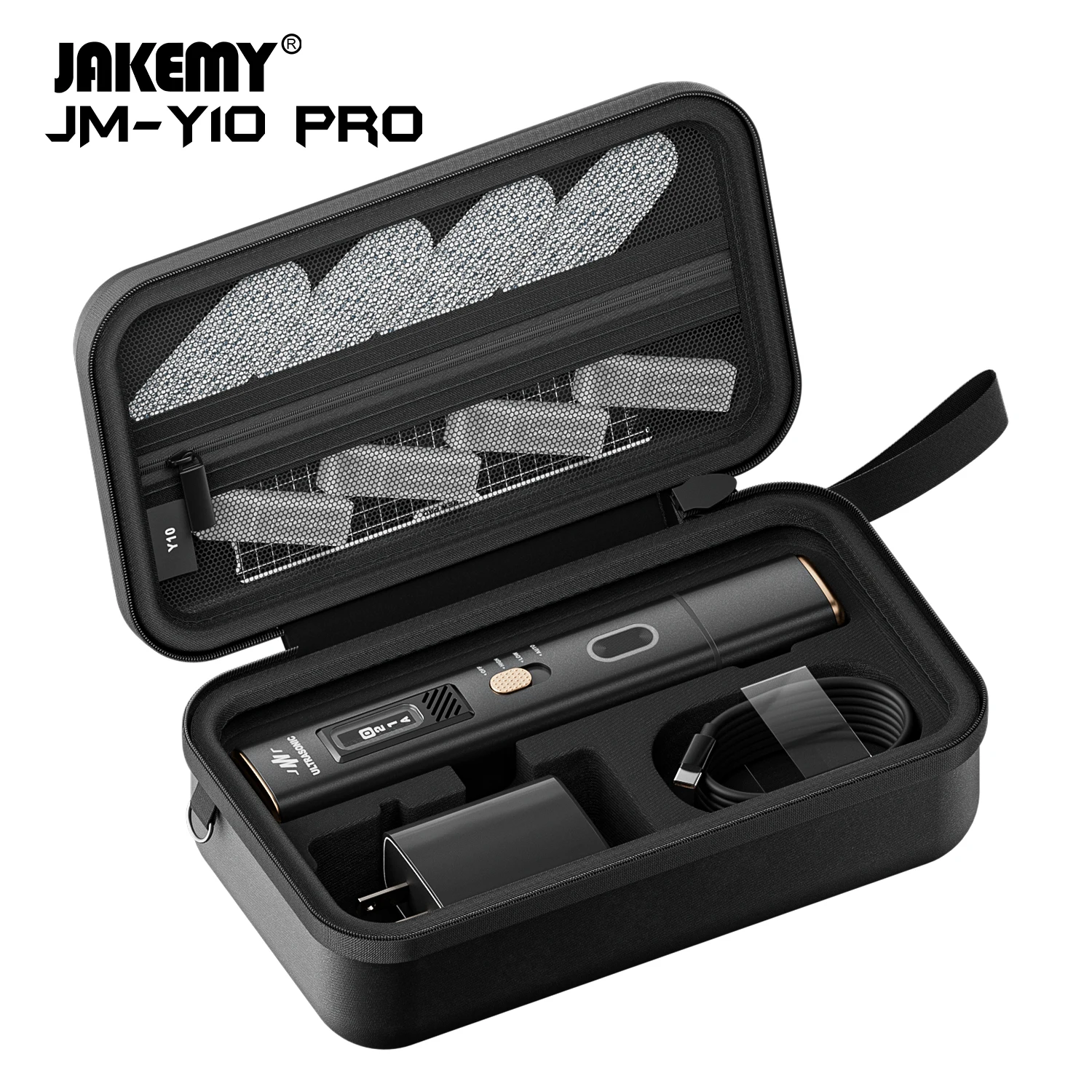 Jakemy JM-Y10 PRO Ultrasonic Cutting Knife OLED Screen Overheat Protection DIY Electric Cutting Carving Grinding Tool