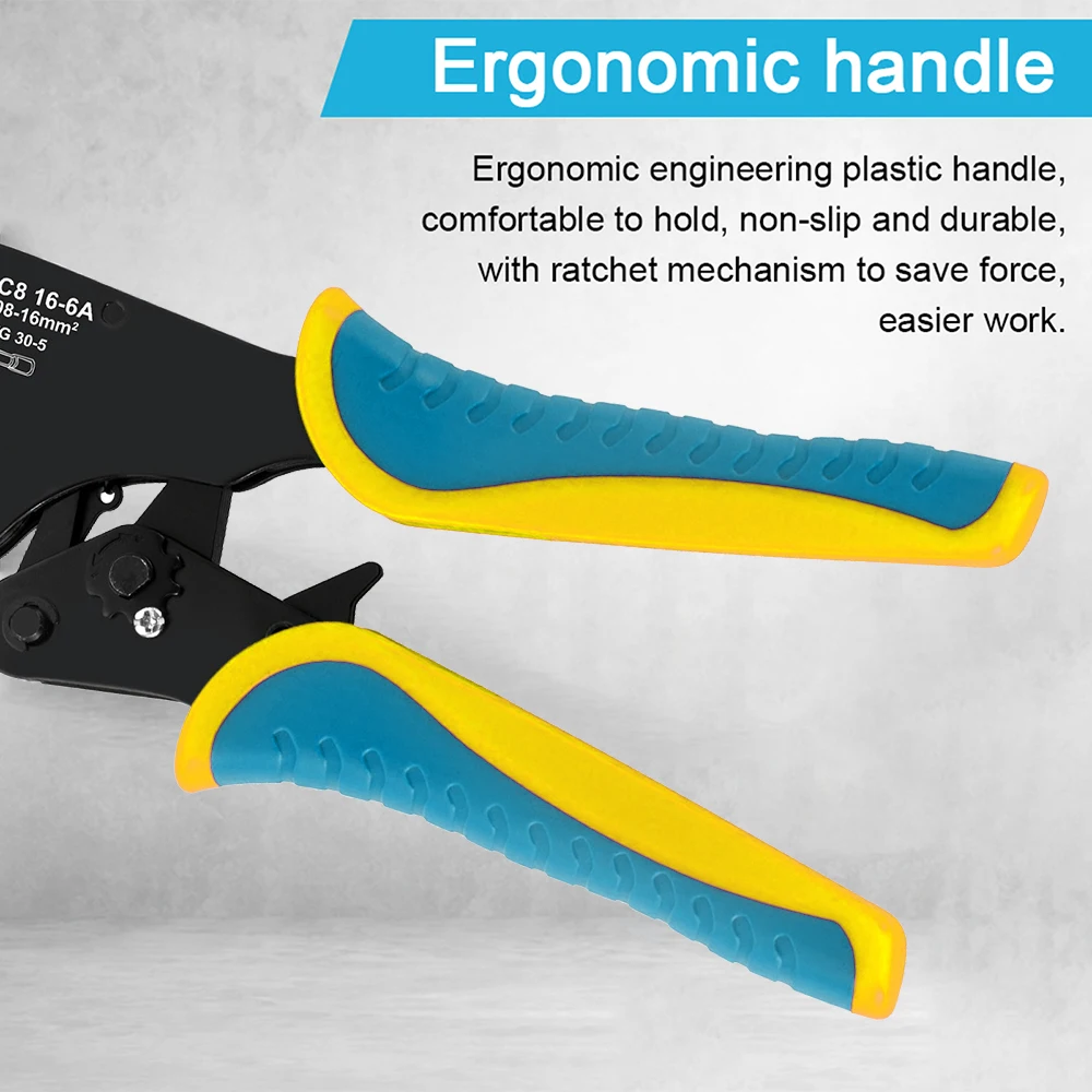 Ferrule Crimping Tool Kit, Wire Ferrule Crimper Plier Kit,Hexagonal Crimpers (0.08-16mm²/AWG28-5) for Wire Ferrules Connectors