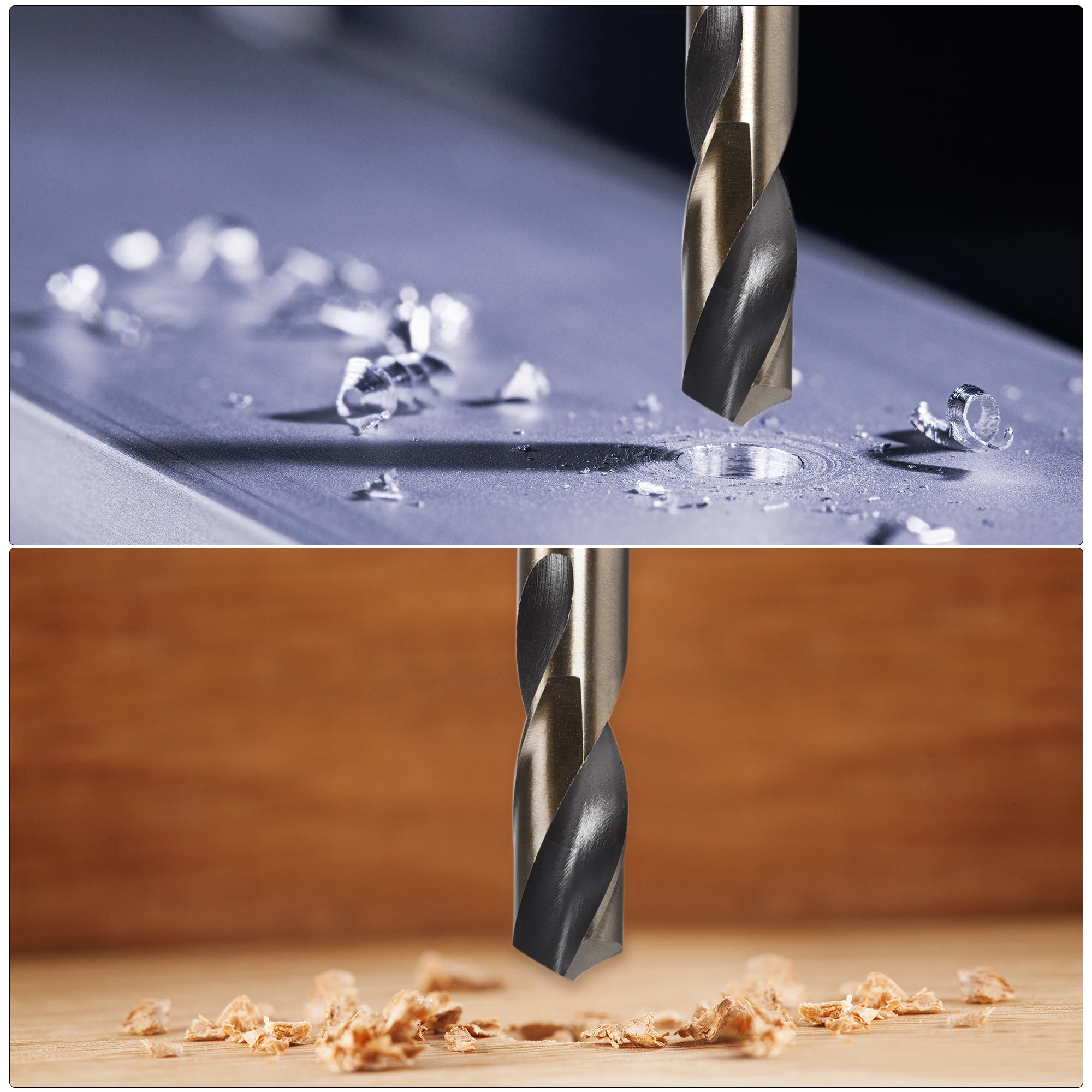 1pcs Twist Drill Bit 13/14/15/16/17/18/19/20/22/25mm 0.39-1/2Inch Shank Reduced Shank HSS Twist Drill Bits for Stainless Steel