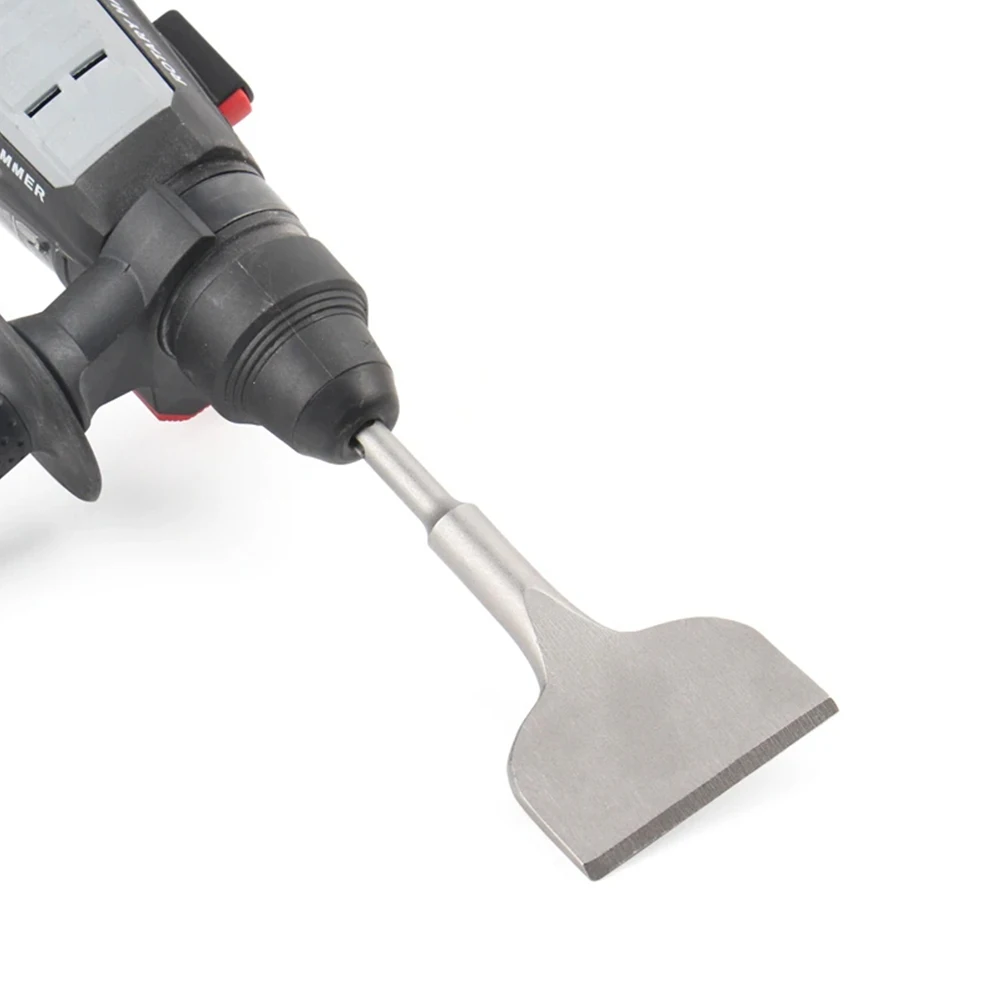 5PC SDS PLUS Round Shank Tile Shovel Electric Hammer Chise Wall Concrete Impact Drill 5Teeth Drill Bit For Masonry SlottingTool