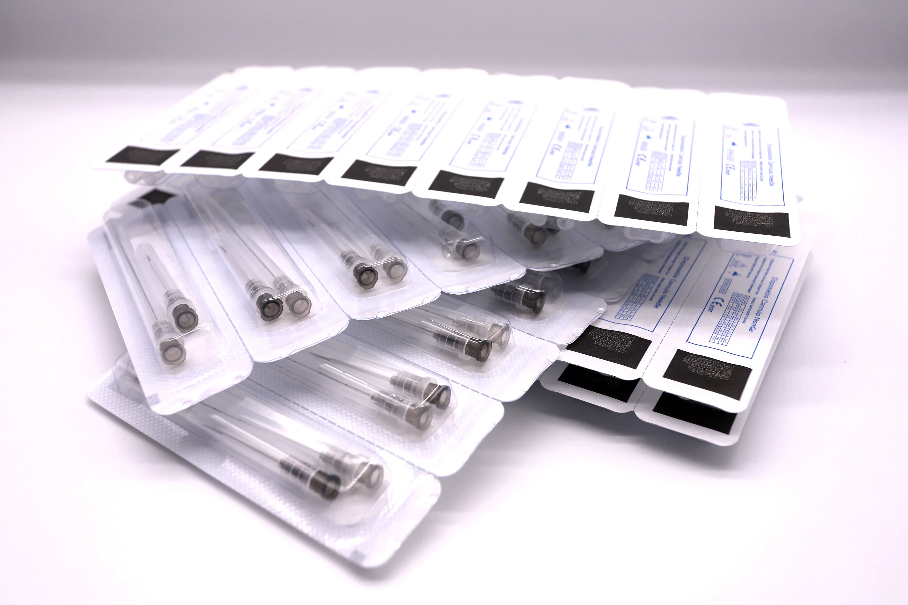 50pcs Disposable Blunt Tip Cannula Needle For Filler Injection 18G 21G 22G 23G 25G 27G 30G Uric Acid Facial Filling Nose 1 box