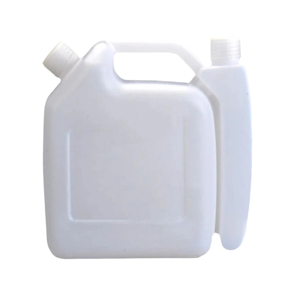 1.5L 4L Oil Mixing Container for Chainsaws and Trimmers with Dual Compartments Easy Pour and 25 to 1 40 to 1 50 to 1 Ratio Marks