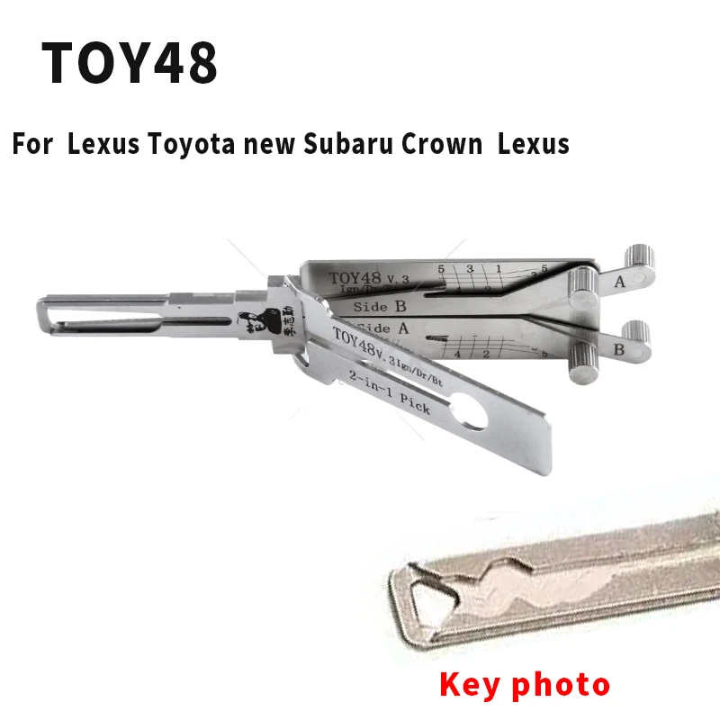 LISHI 2in1 Decoder For Volkswagen Audi Mercedes-Benz Skoda Porsche Ford Chevy Buick Hyundai Toyota BMW Locksmtihs tool