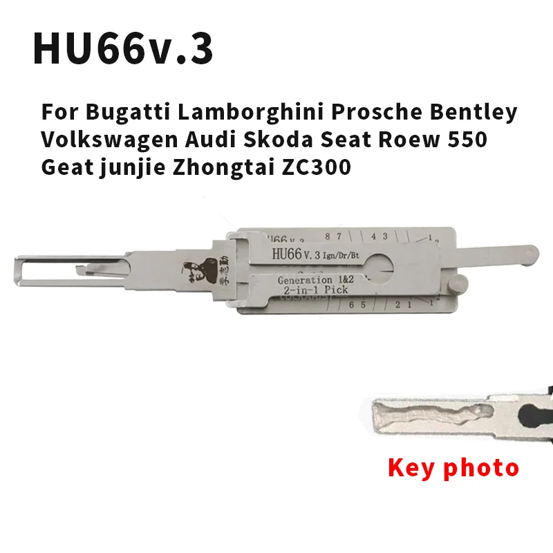 LISHI 2in1 Decoder For Volkswagen Audi Mercedes-Benz Skoda Porsche Ford Chevy Buick Hyundai Toyota BMW Locksmtihs tool