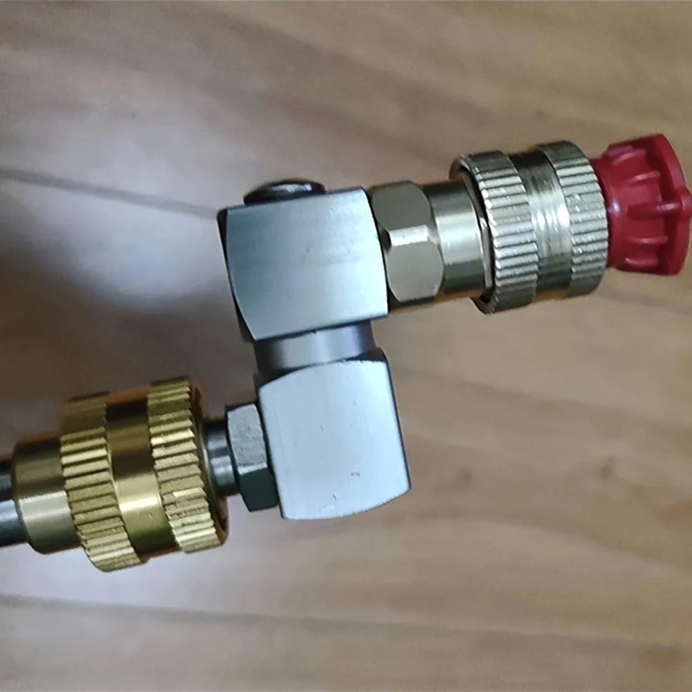 360° Rotating Pressure Washer Gun Jet Nozzle, 1/4" Quick Connect Adapter for Car Cleaning - Leak-Proof, Water Saving