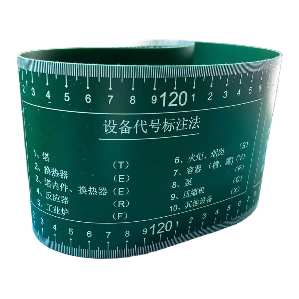 1pc 1-6inch Pipe Diameter Measuring Tape Pipe Trimming Paper Pipe Trimming Ruler Pipe Fitting Ring Millimeter-level Readings