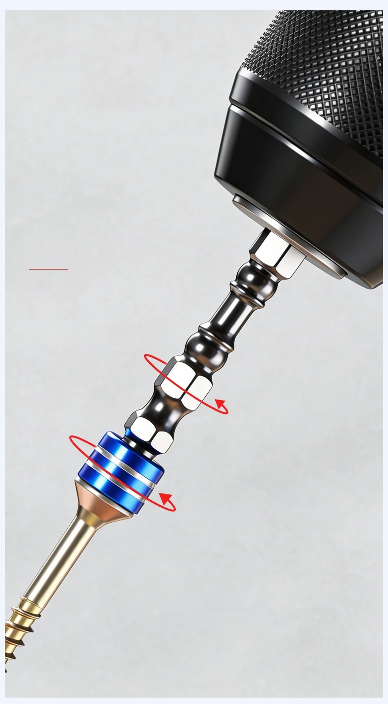 10pcs/set Bit Set Impact Resistant Impact Bit Set Hex Shank S2 Steel Set Magnetic Power Tool Bit Home Repair