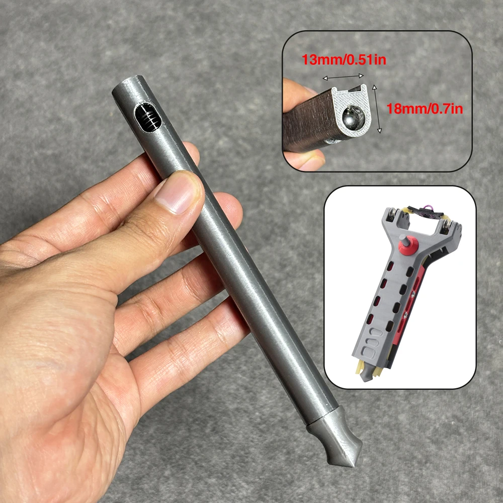 Resin Repeating Slingshot Accessories, G5 Resin Slingshot Magazine, T-Shaped Magnetic Rubber Bands, Hunting Shooting Accessories