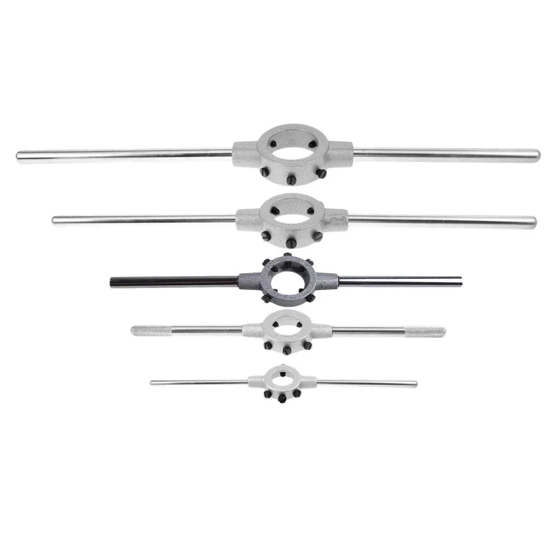 Round Die Wrench Adjustable Manual Die Wrench Holder Circular Die Handle Hand Tool For Dies Threading Tools