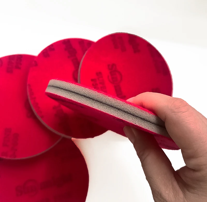 10PCS 5 Inch Foam Dry Wet Sponge Sandpaper Disc Flocking 180-3000 Grit Abrasive Tools For Grinding Sandpaper