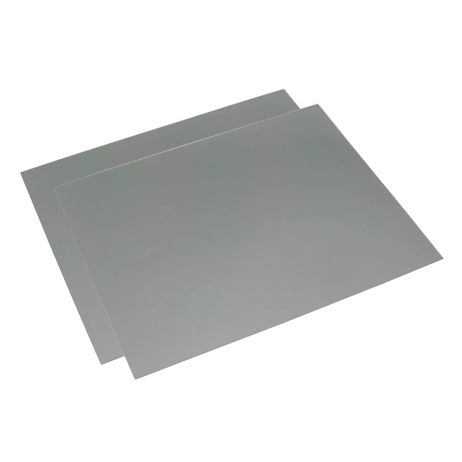 1/2/5PCS Silver Bottom Reflective Polarizer Film For Calculator Motorcycle LCD Display Repairing Accessories 200X170MM