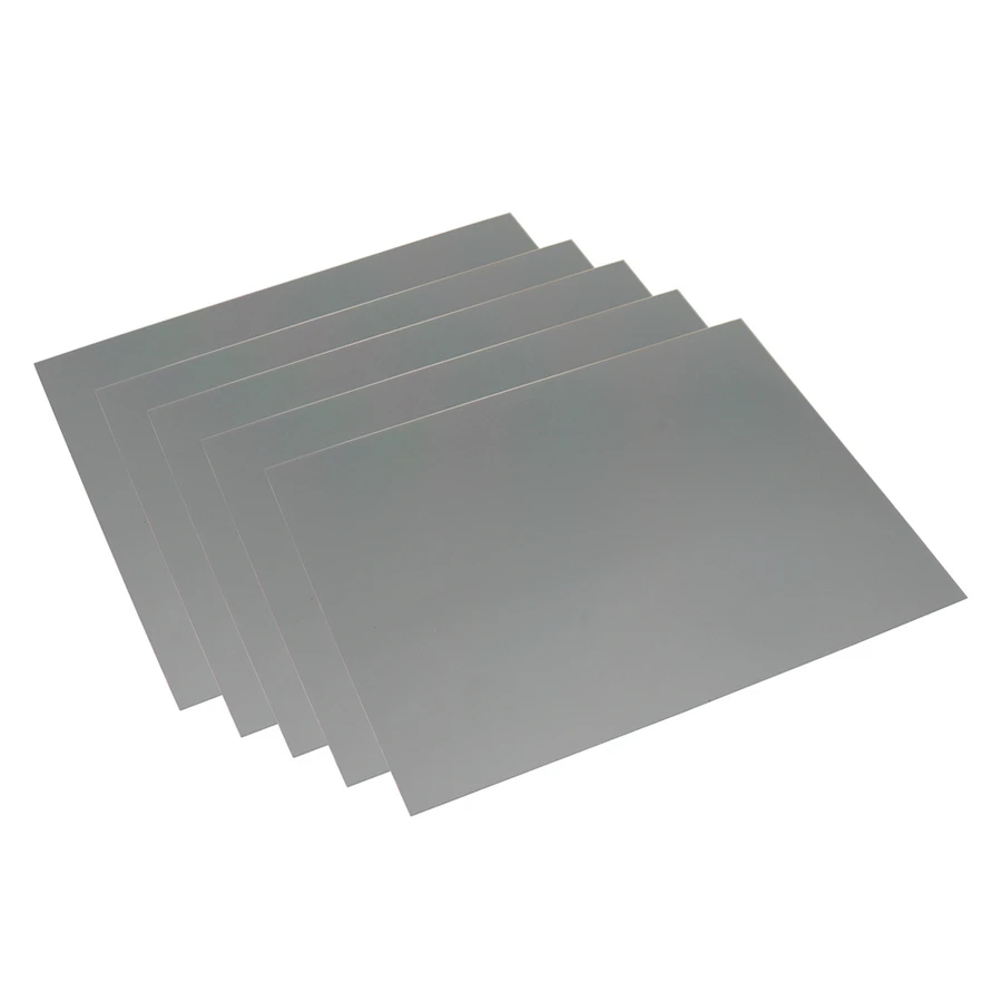 1/2/5PCS Silver Bottom Reflective Polarizer Film For Calculator Motorcycle LCD Display Repairing Accessories 200X170MM