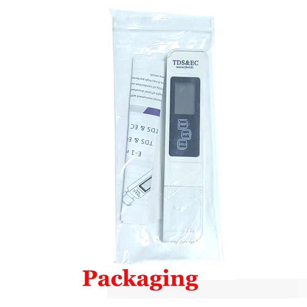 Water Quality Detection Pen Household Drinking Digital Water Quality Tester TDS EC Meter 0-9990 Temperature Meter TEMP PPM Test