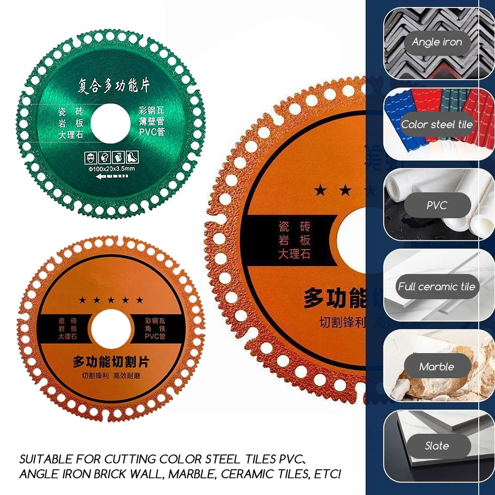 Indestructible Discs for Grinder Indestructible Discs for Angle Grinder Composite Multifunctional Cutting Saw Blades