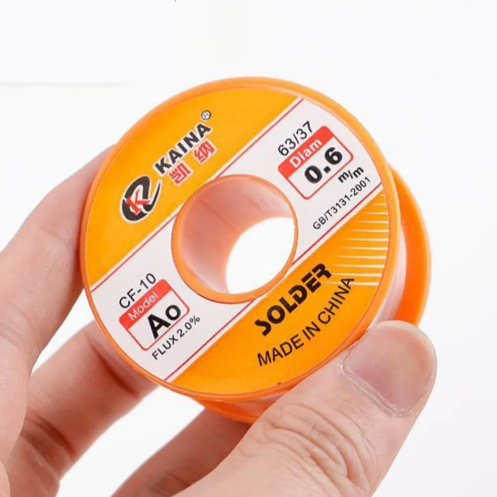 50/100g CF-10 Solder Wire Tin 0.5/0.6/0.8/1.0/1.2/1.5/2.0mm Roll Clean Rosin Welding Core Soldering Wire Flux Reel Tube