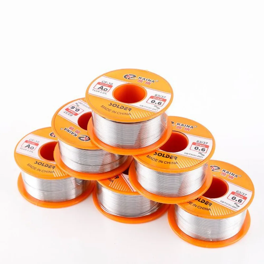 50/100g CF-10 Solder Wire Tin 0.5/0.6/0.8/1.0/1.2/1.5/2.0mm Roll Clean Rosin Welding Core Soldering Wire Flux Reel Tube