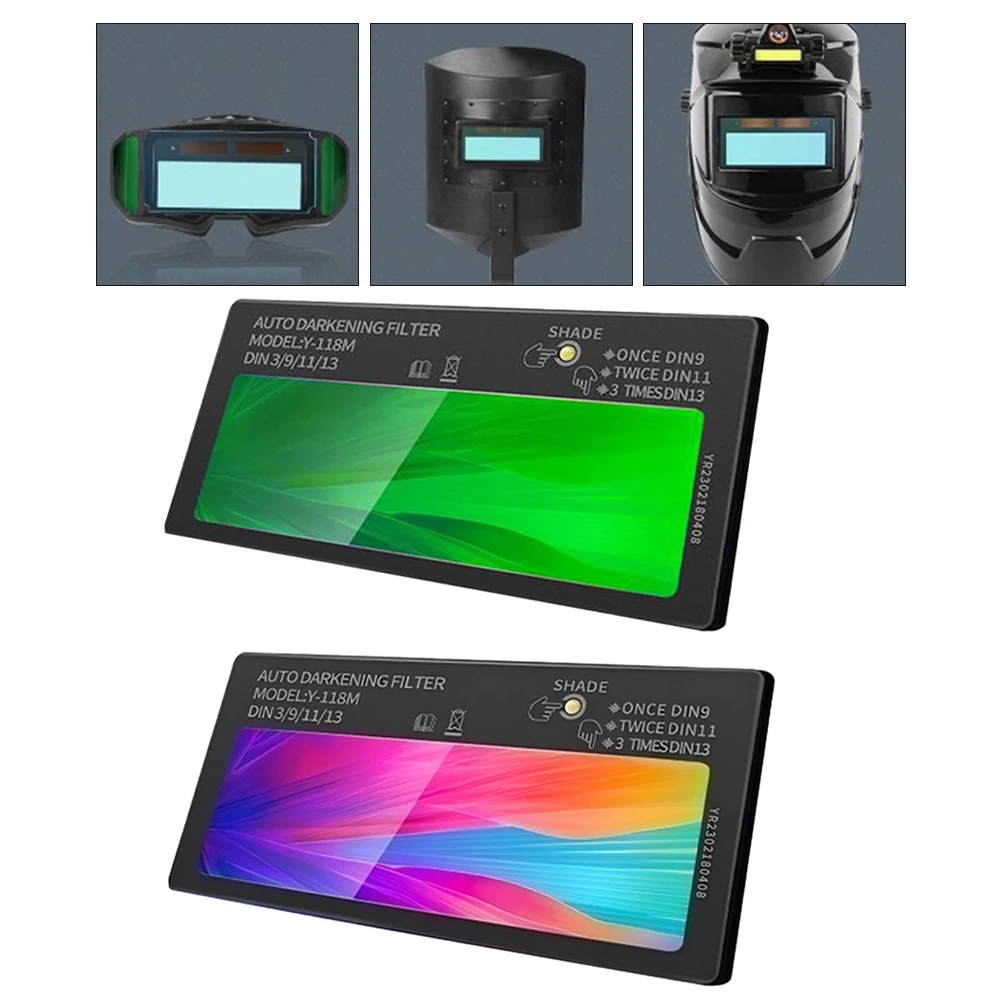 3 Level Dimmable Welding Glasses Solar Panel Welding Helmet Lens Welding Mask Auto Darkening Lens Welding Machine