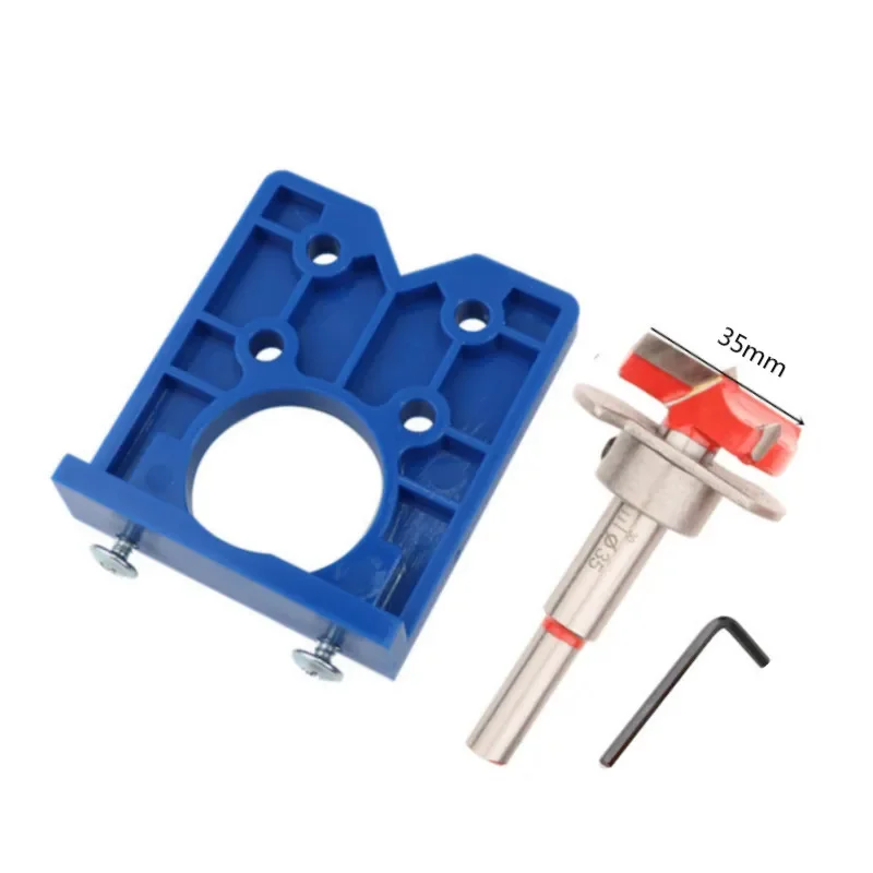 Vaguelly Concealed Hinge Set Lightweight Positioner For Accurate Cabinet Hinge Installation Easy to Use Woodworking Tool