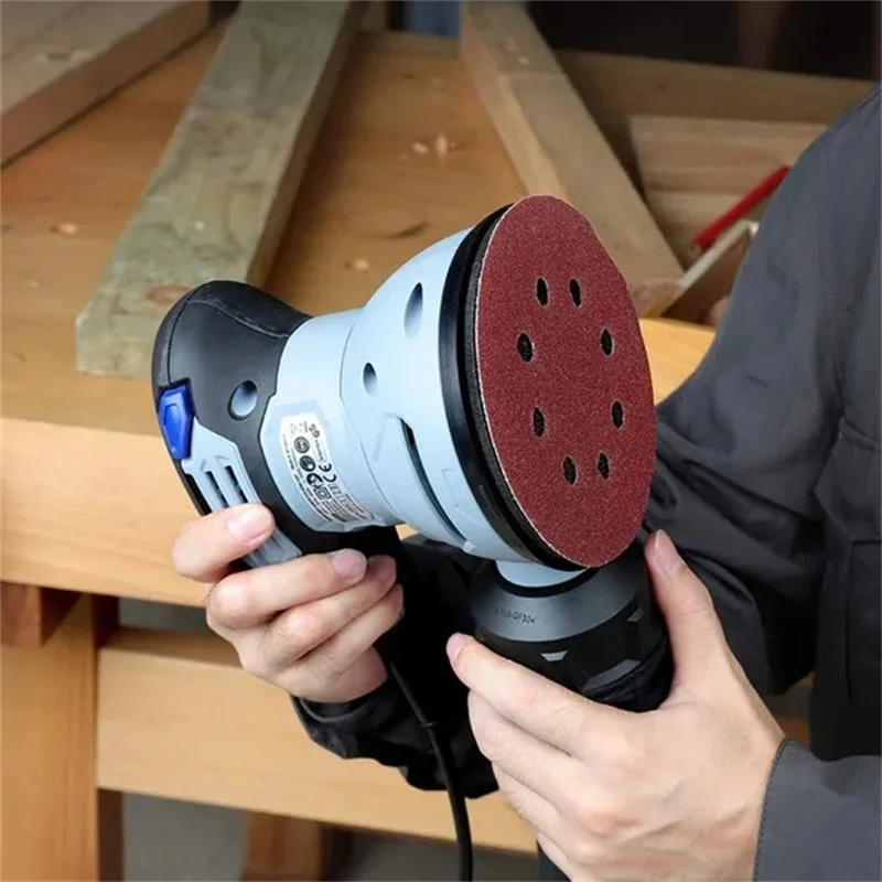 8Hole 125mm Sandpaper Woodworking Metal Grinding Disc Abrasive Polishing Tool 40/1000/2000 Grit Sanding Discs Dremel Accessories