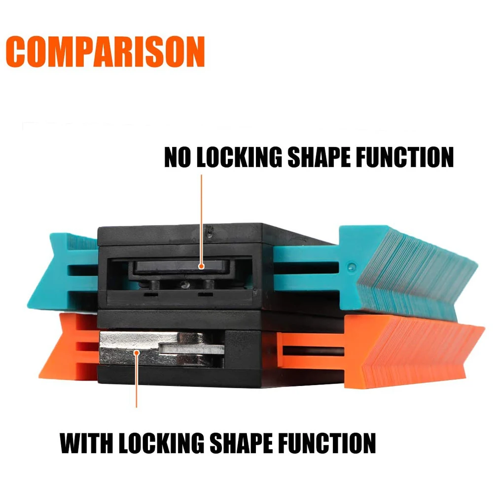 Contour Gauge Shaping Wood Measure Ruler Tiling Laminate Tiles Meethulp Gauge Irregular Shape Duplicator Wood Marking Tool